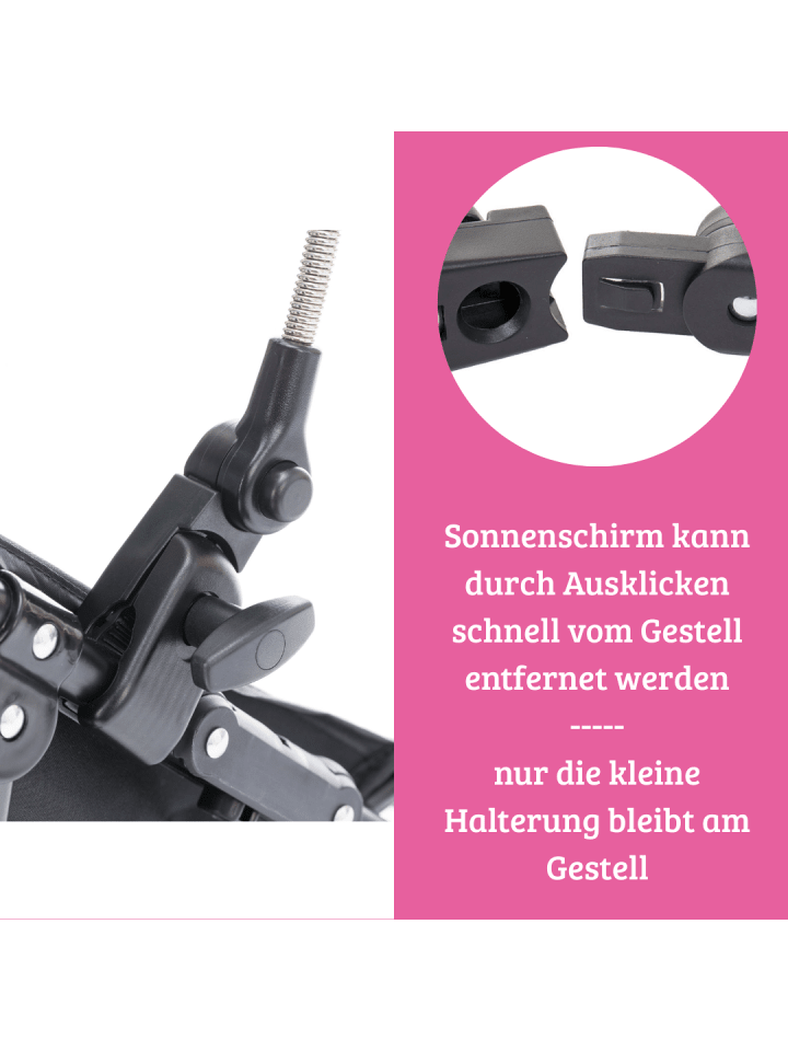 fillikid Sonnenschirm Standard UV-Schutz 50  ​Exklusiv in Taupe günstig kaufen onesize