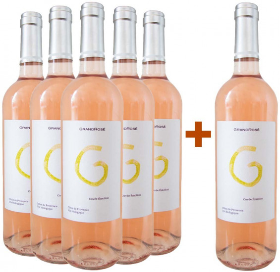 5+1 Paket Cuvée Émotion - GrandRosé