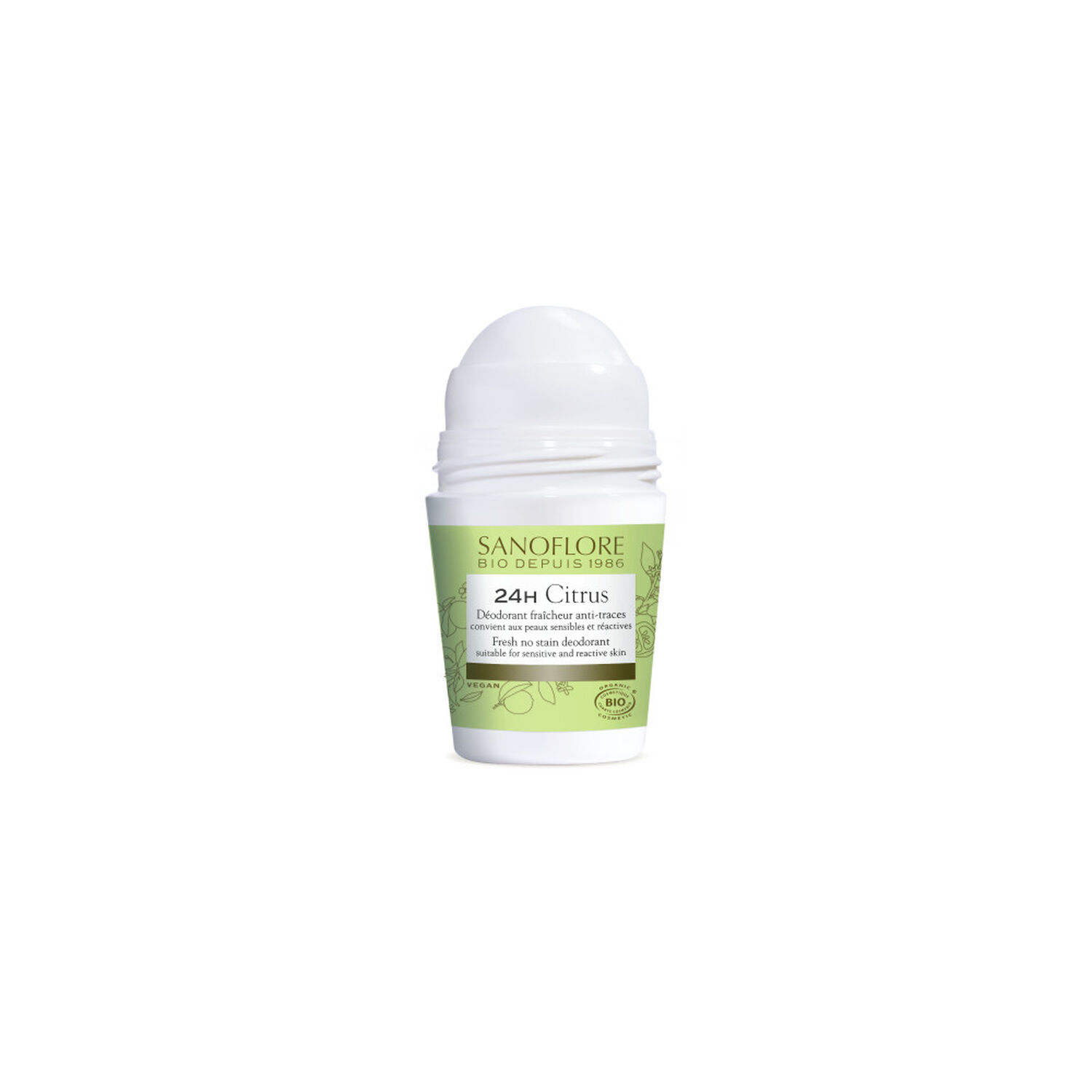 Sanoflore Citrus Roll-on Bio efficacité 24h 2 x 50ml