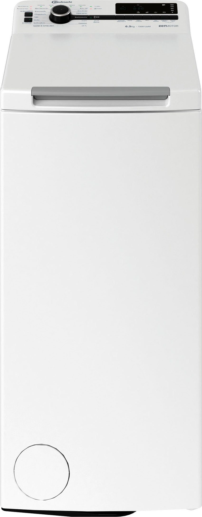 BAUKNECHT Waschmaschine Toplader WMT Zen 6513 C SD, 6,5 kg, 1300 U/min