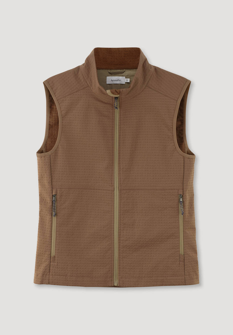 Weste Softshell Grid aus Bio-Baumwolle