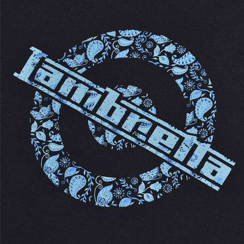 Lambretta Paisley Logo Herren T-Shirt SS1011-NAVY