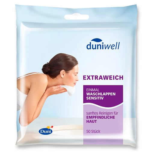 DUNIWELL Einmal Waschlappen sensitiv  50 St