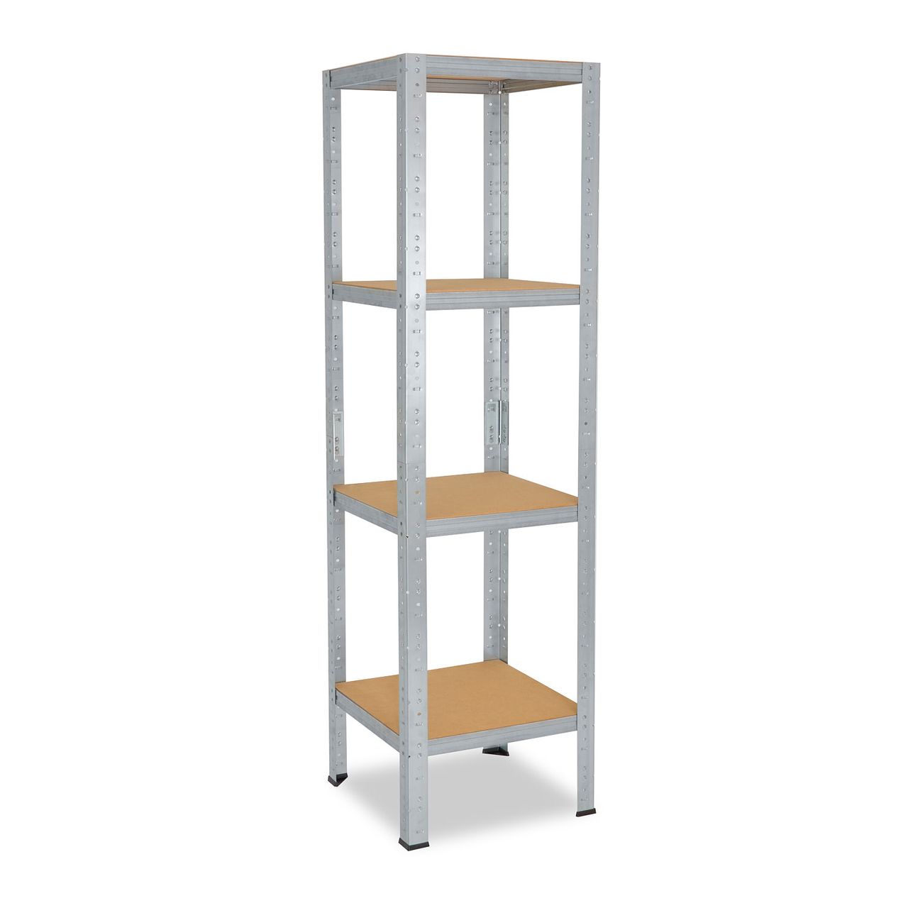 Shelfplaza HOME 155x50x50cm Schwerlastregal in verzinkt mit 4 Böden