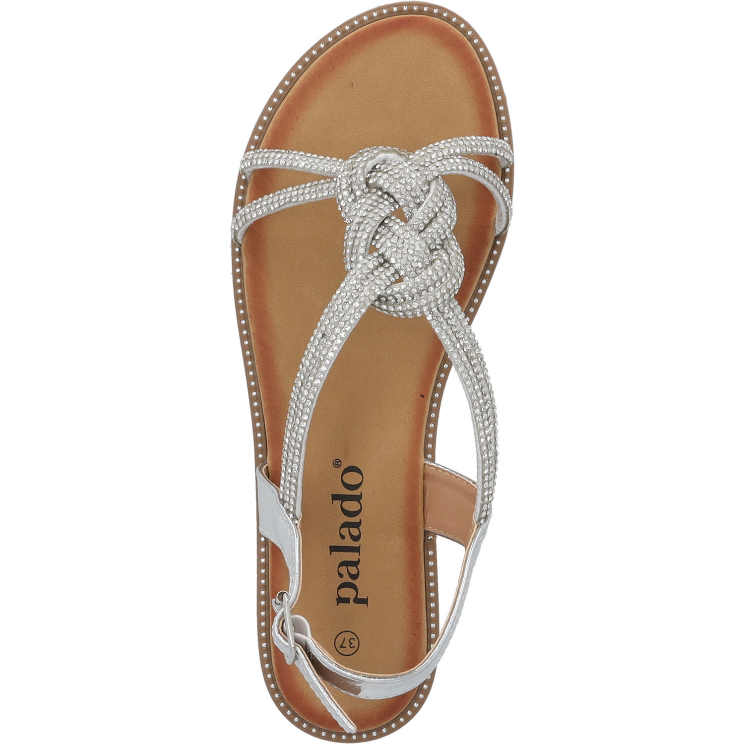 Palado Jertu, Klassische Sandalen, Damen, Silber