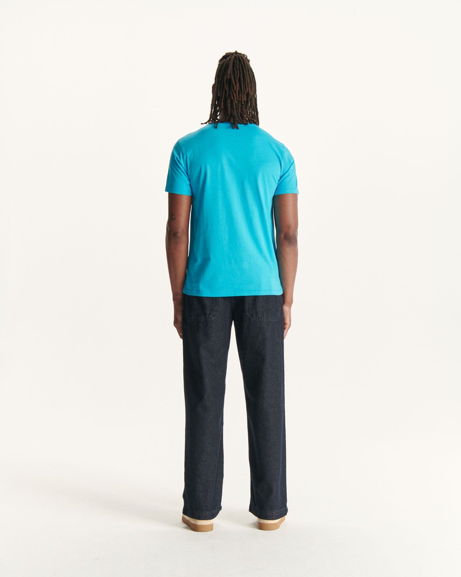T-shirt en coton biologique Bleu ciel Pietro