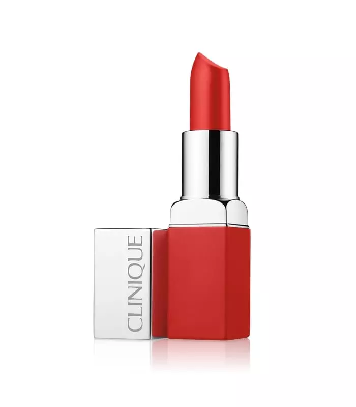 CLINIQUE POP MATTE Rouge Mat + Base 2 en 1