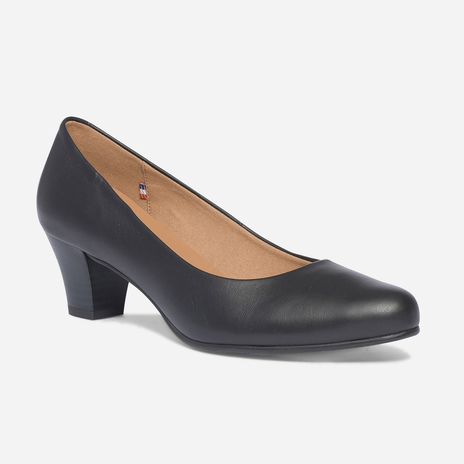Escarpin ERAM FLEX noir en cuir