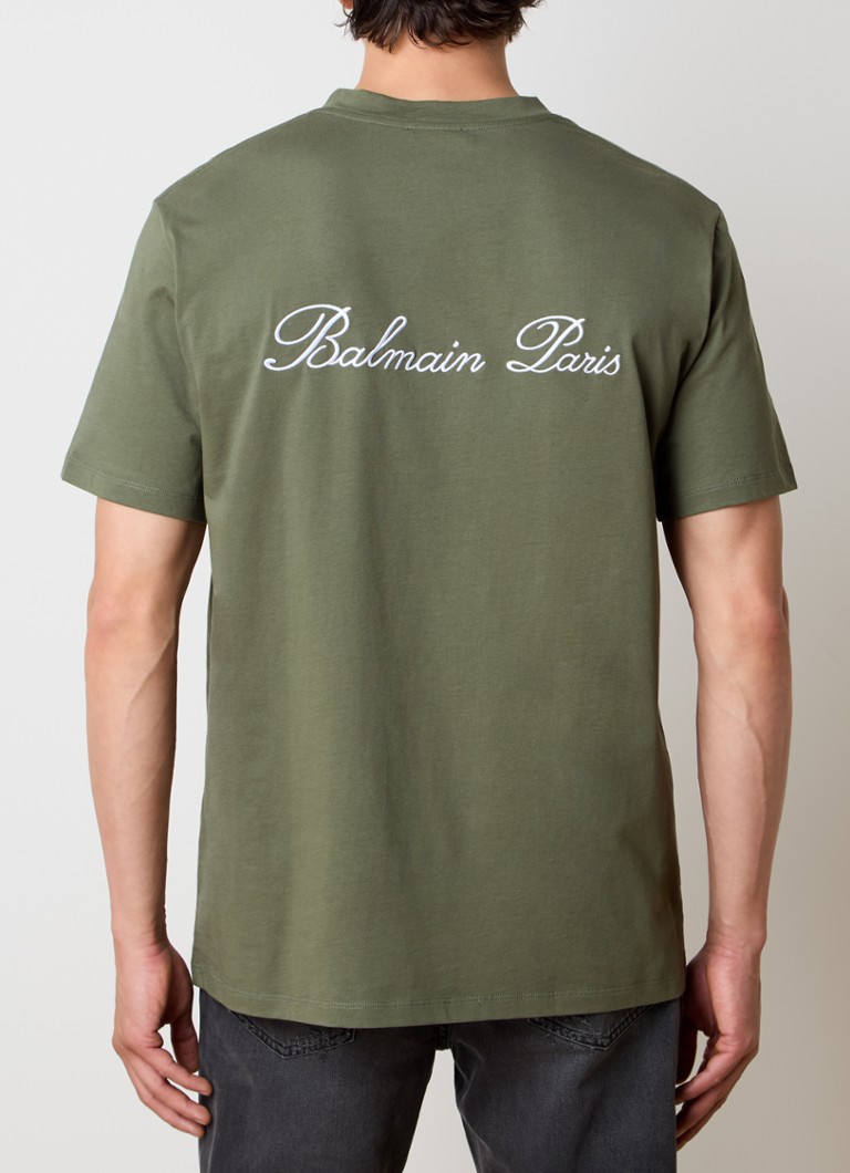 T-shirt Balmain Signature con logo