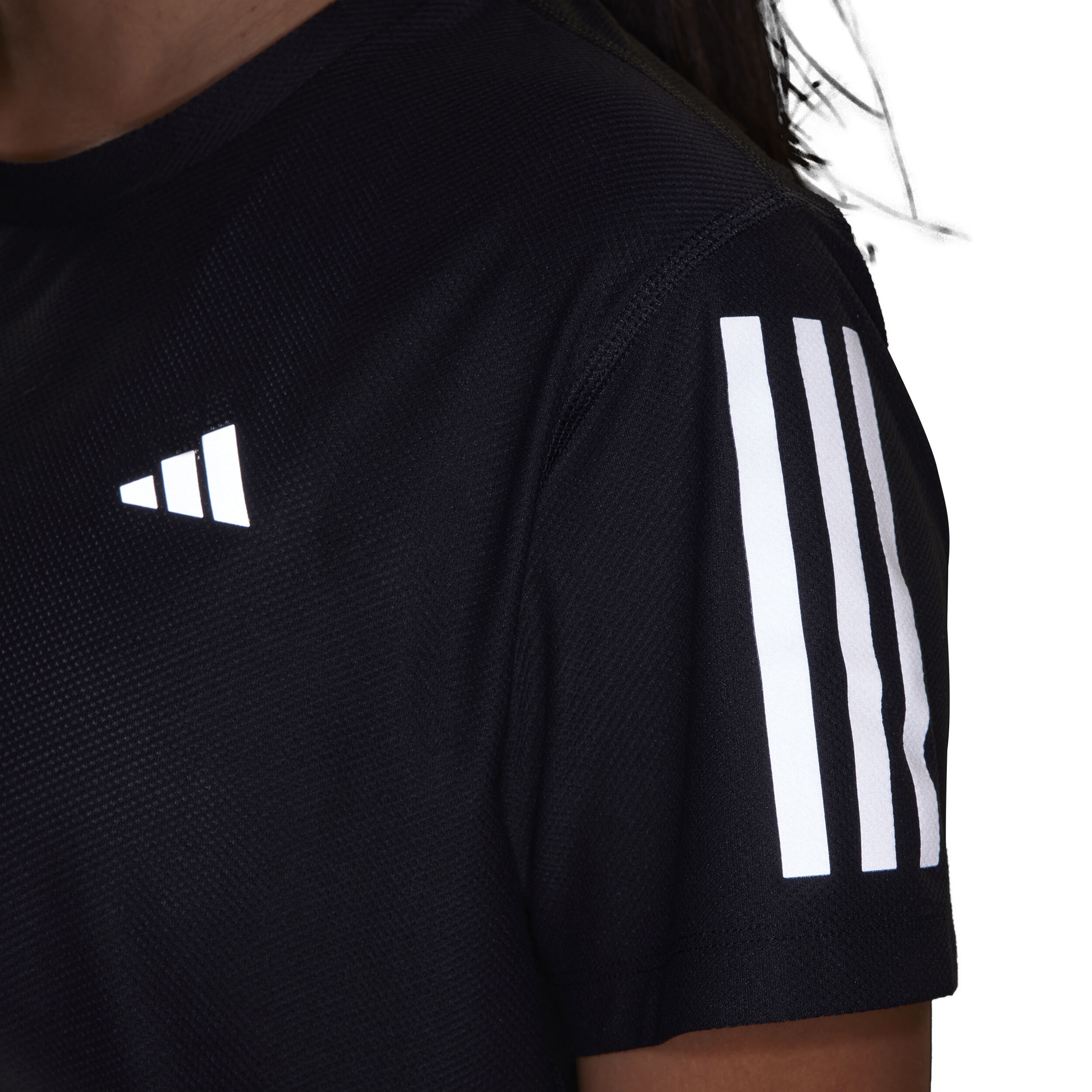 Own The Run B Tee Laufshirt Damen - Schwarz
