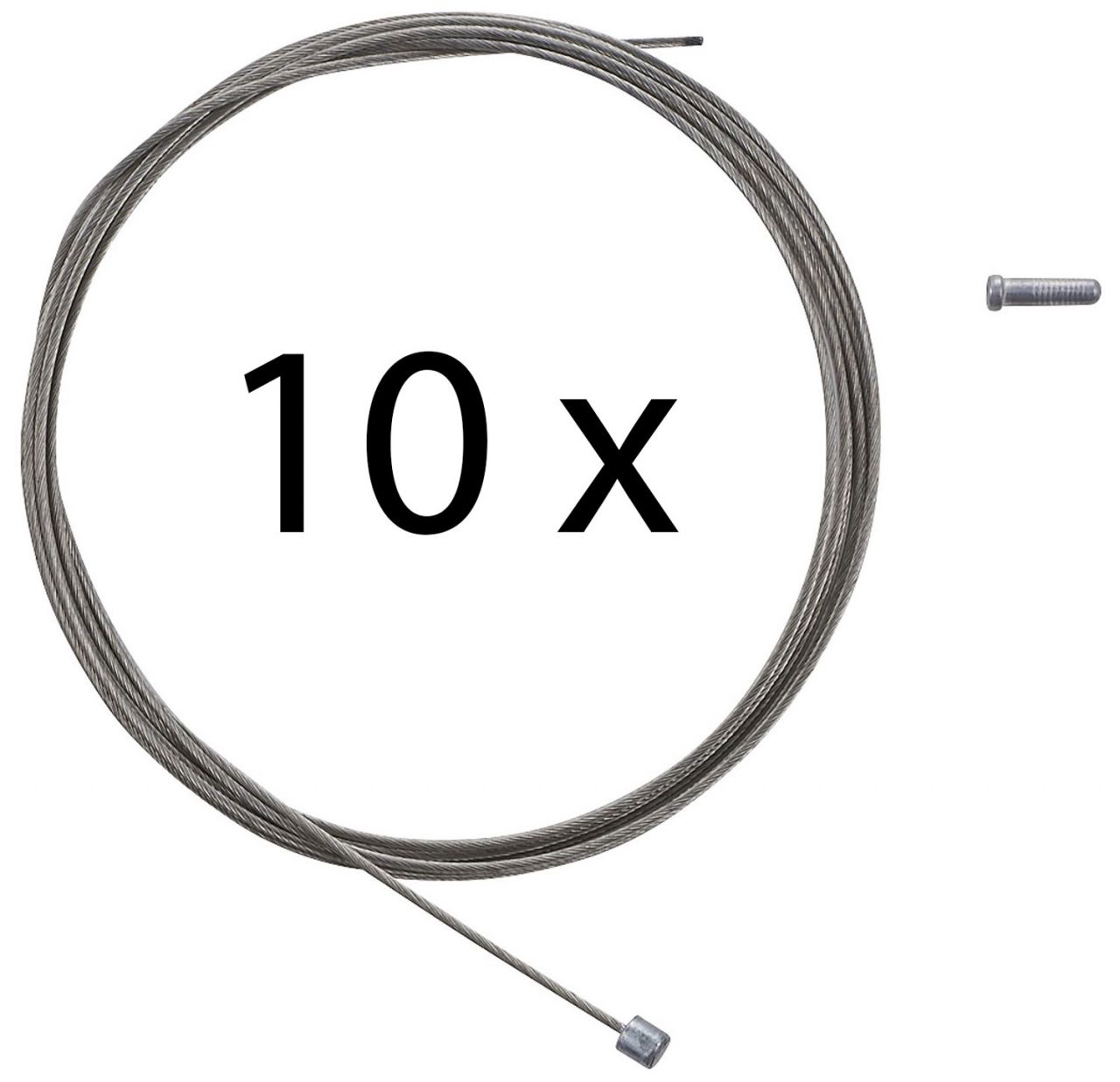 Shimano Stahl Schaltzug 1,2mm x 2100mm (10 Stück) kaufen | Bike-Discount