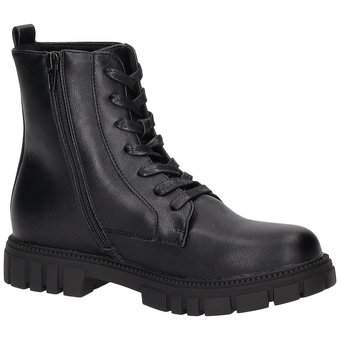 Puccetti Schnür Boots in schwarz