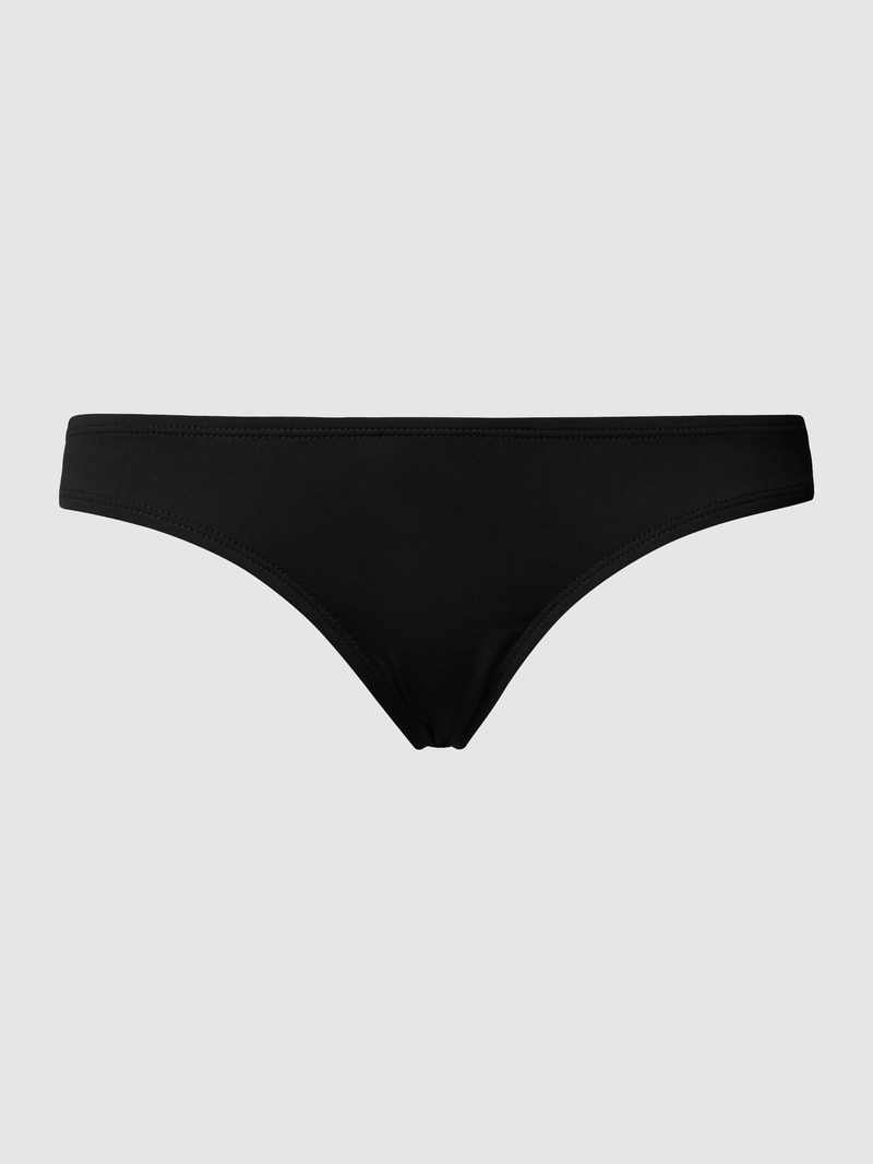 Bikini-Slip mit Logo-Applikation in schwarz