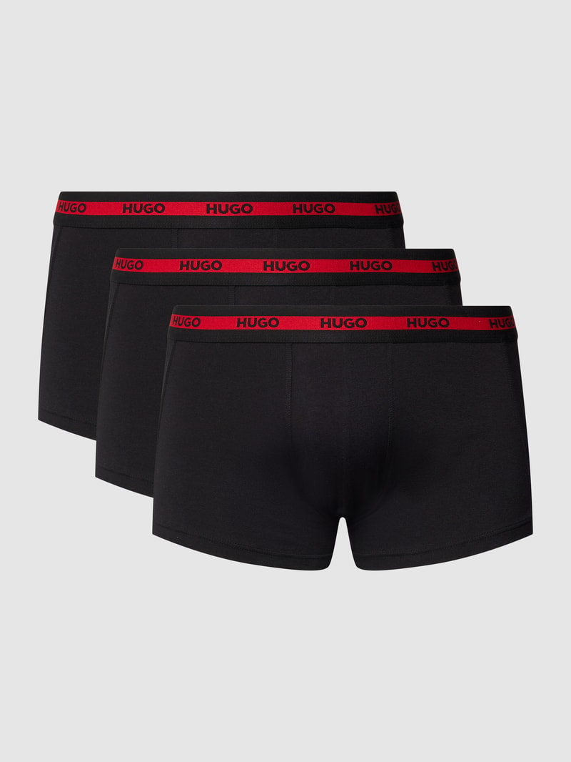 Trunks mit Logo-Bund in schwarz
