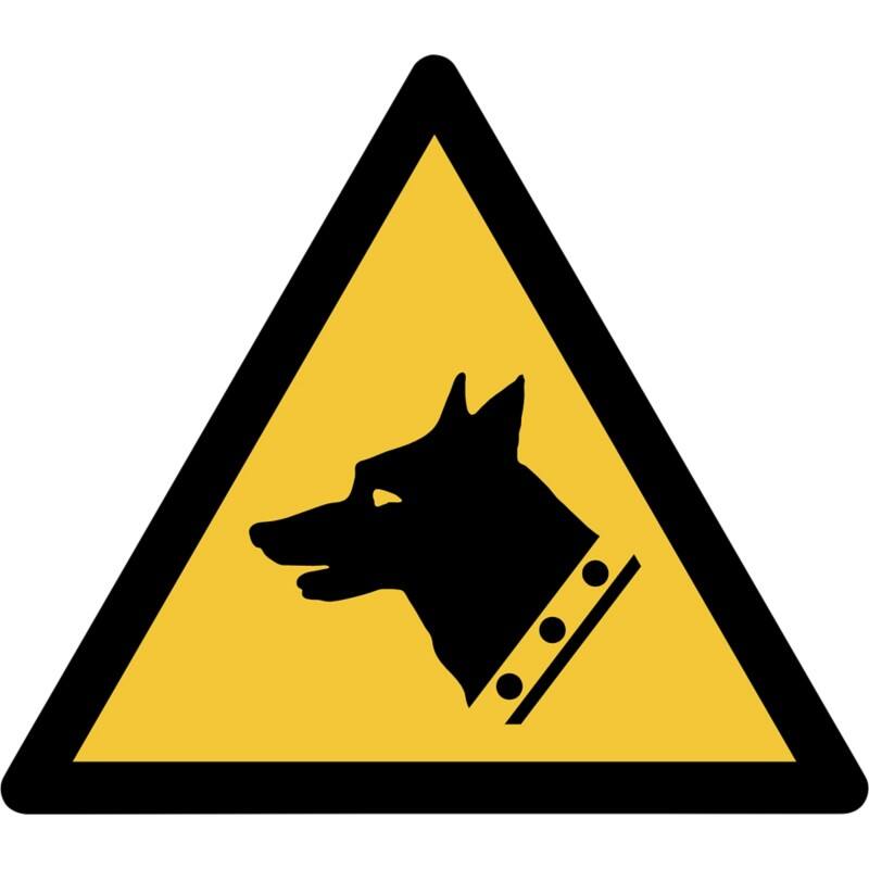 Djois Warnschild Warnung vor dem Wachhund Klebstoff, einschraubbar PP (Polypropylen) 30 (B) x 0,14 (H) cm 3 Stück