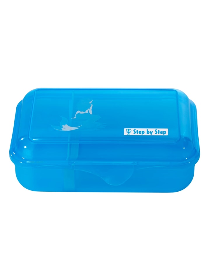 Step by Step Brotzeitbox, mit Klickverschluss in Mermaid Bella, Blau günstig kaufen onesize