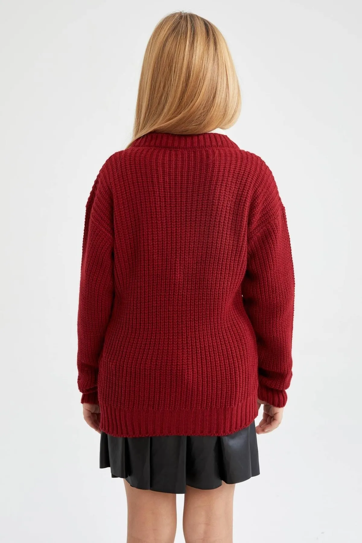 DeFacto  Strick-Cardigan für Mädchen mit V-Ausschnitt