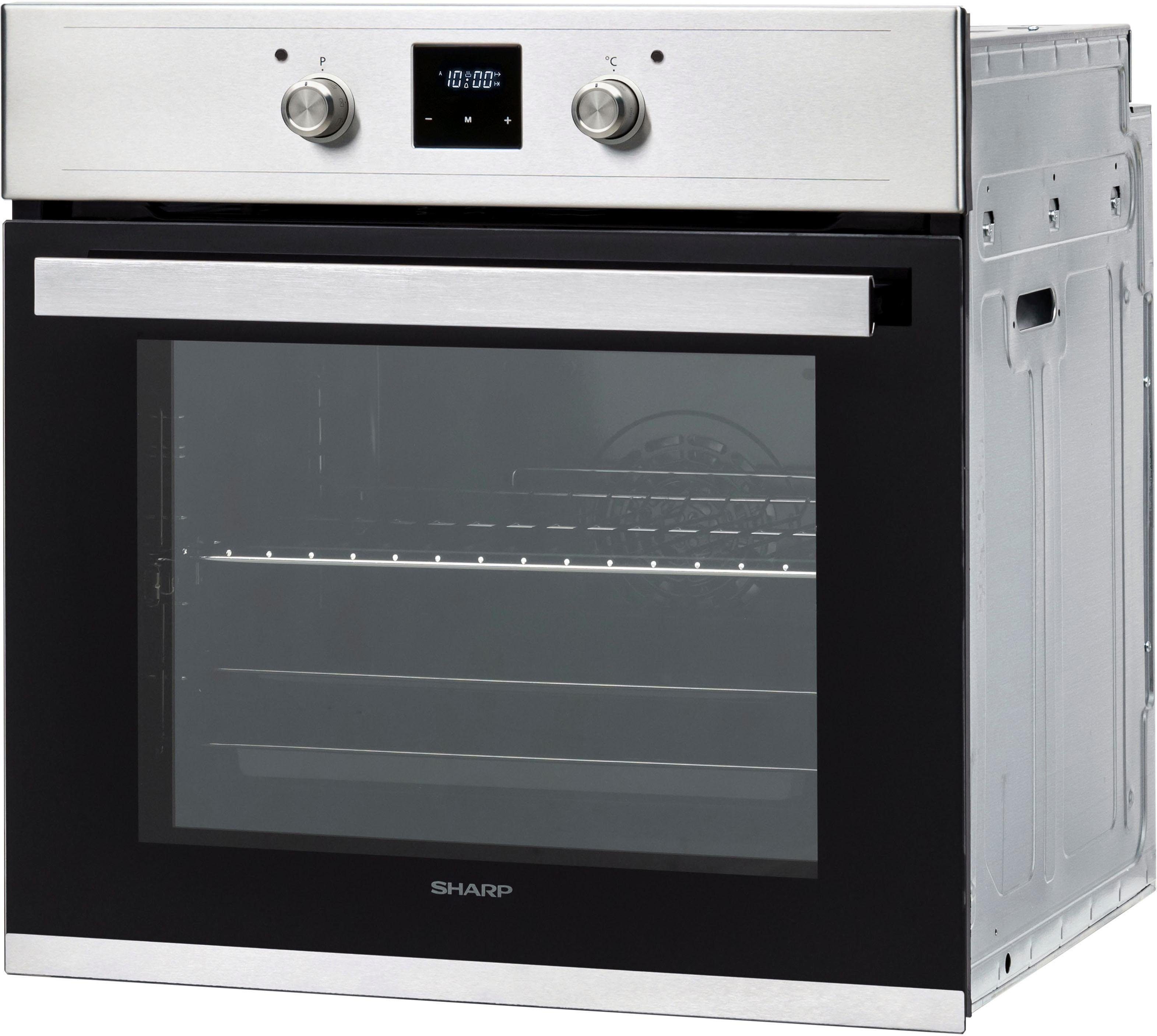 Sharp Einbaubackofen K-60D19IM1-EU, mit Vollauszug