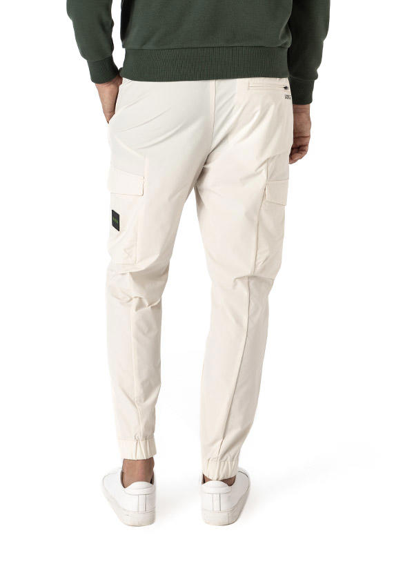 BOSS Green, Cargohose, Mikrofaser, creme