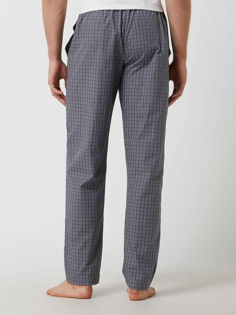 Pyjama-Hose aus Baumwolle in dunkelgrau