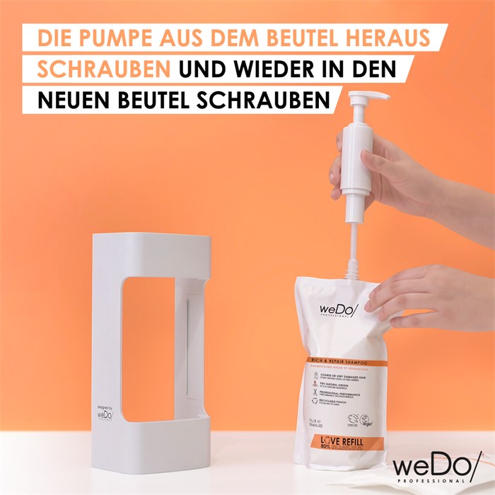 Nachfüllstation mit Pumpe