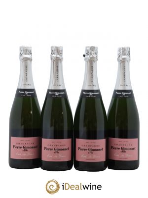 Champagne Pierre Gimonnet & Fils Rosé de Blancs  - Lot de 4 Bouteilles