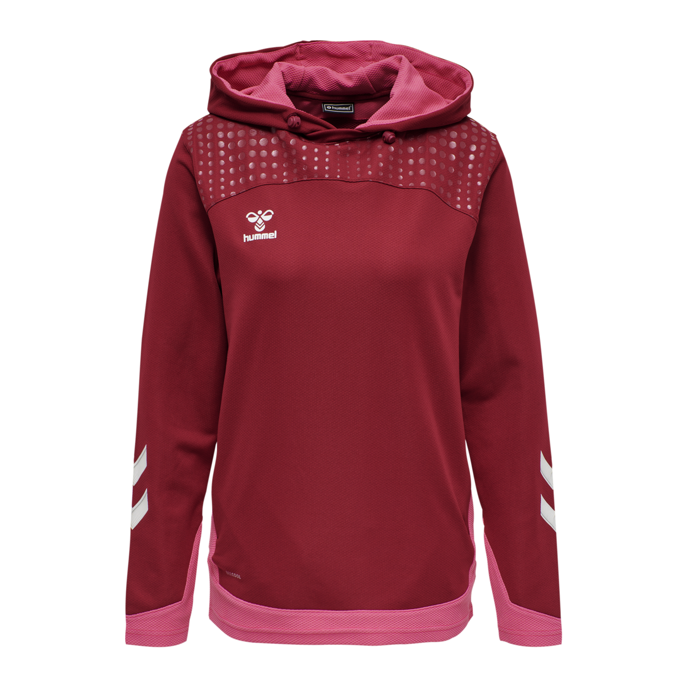 Hummel hmlLEAD Poly Hoody Damen Rot F3584