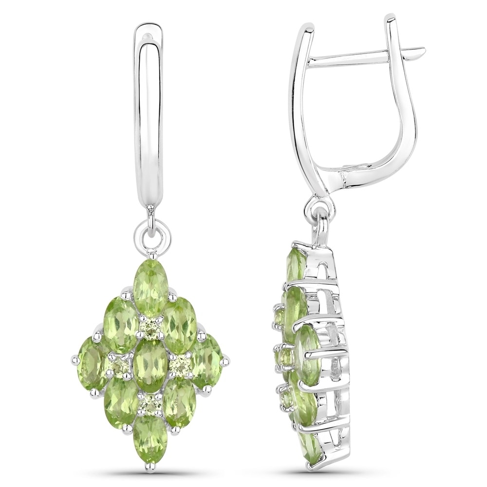 Rafaela Donata Boucles doreilles Argent sterling Vert en Argent Bijoux
