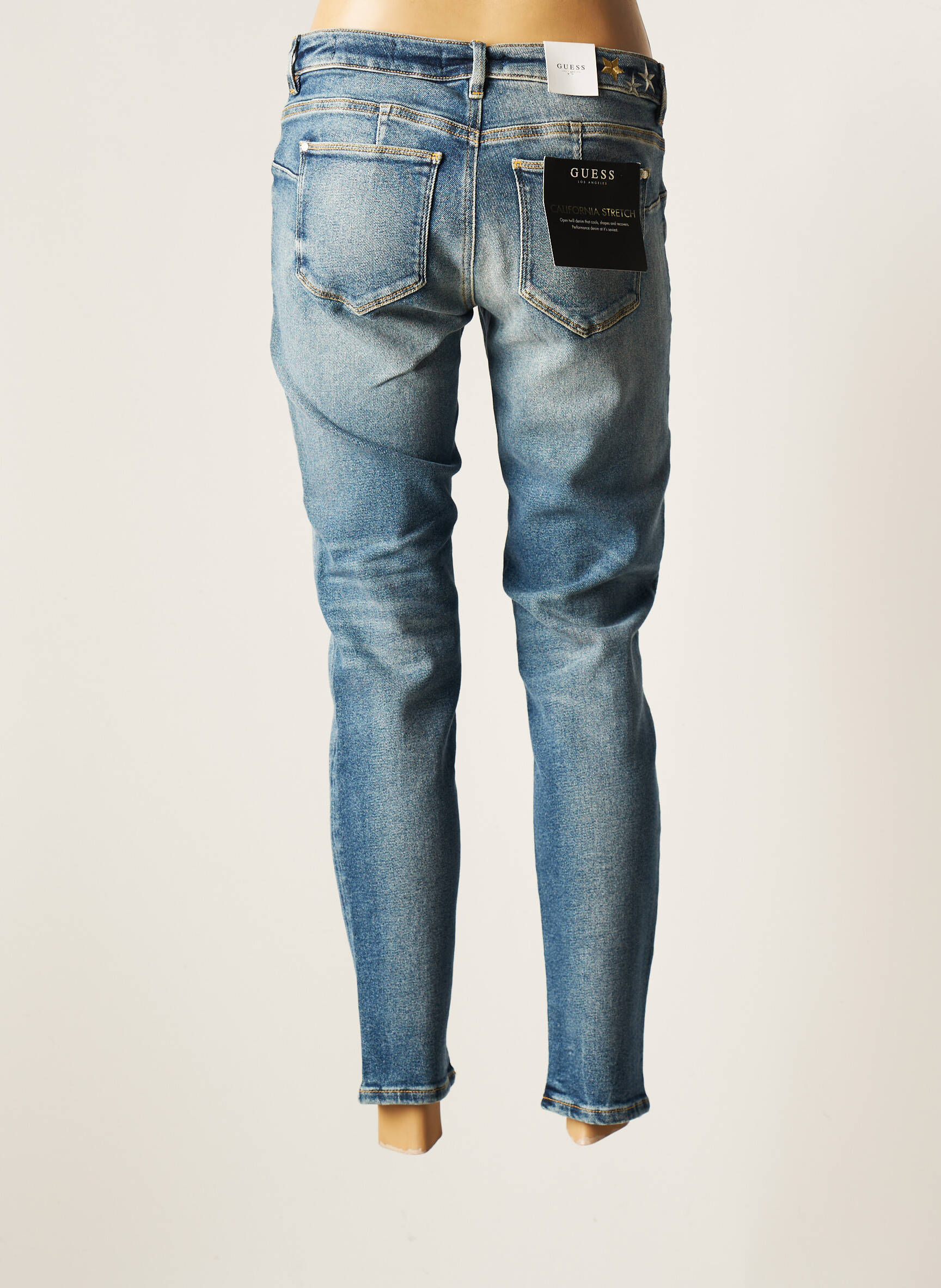 Guess Jeans Skinny Femme couleur bleu