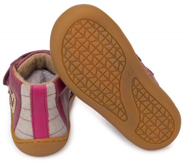 Develab ~ MidCut Klettschuh warm ~ Burgundy
