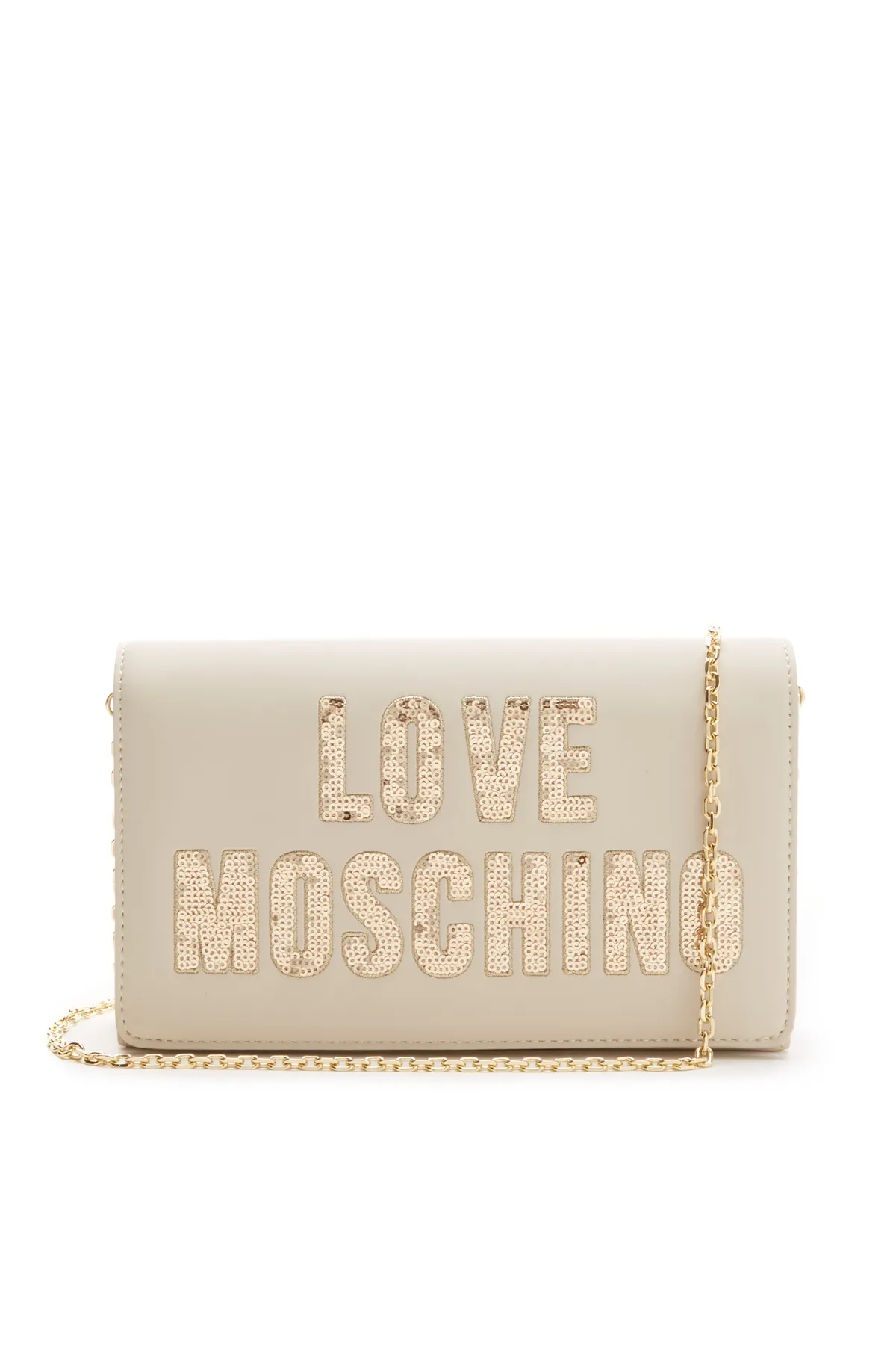 1'ASLAN  Love Moschino Avorio Damen Umhängetasche Taupe Jc4293pp0ikk111a