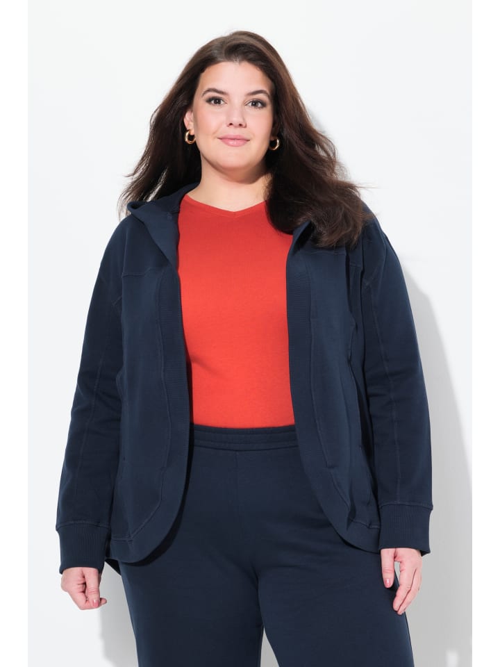 Ulla Popken Sweatjacke in marine günstig kaufen
