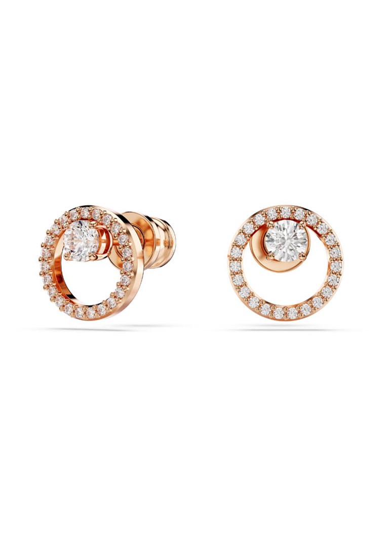 Swarovski Constella stud earrings with zirconia