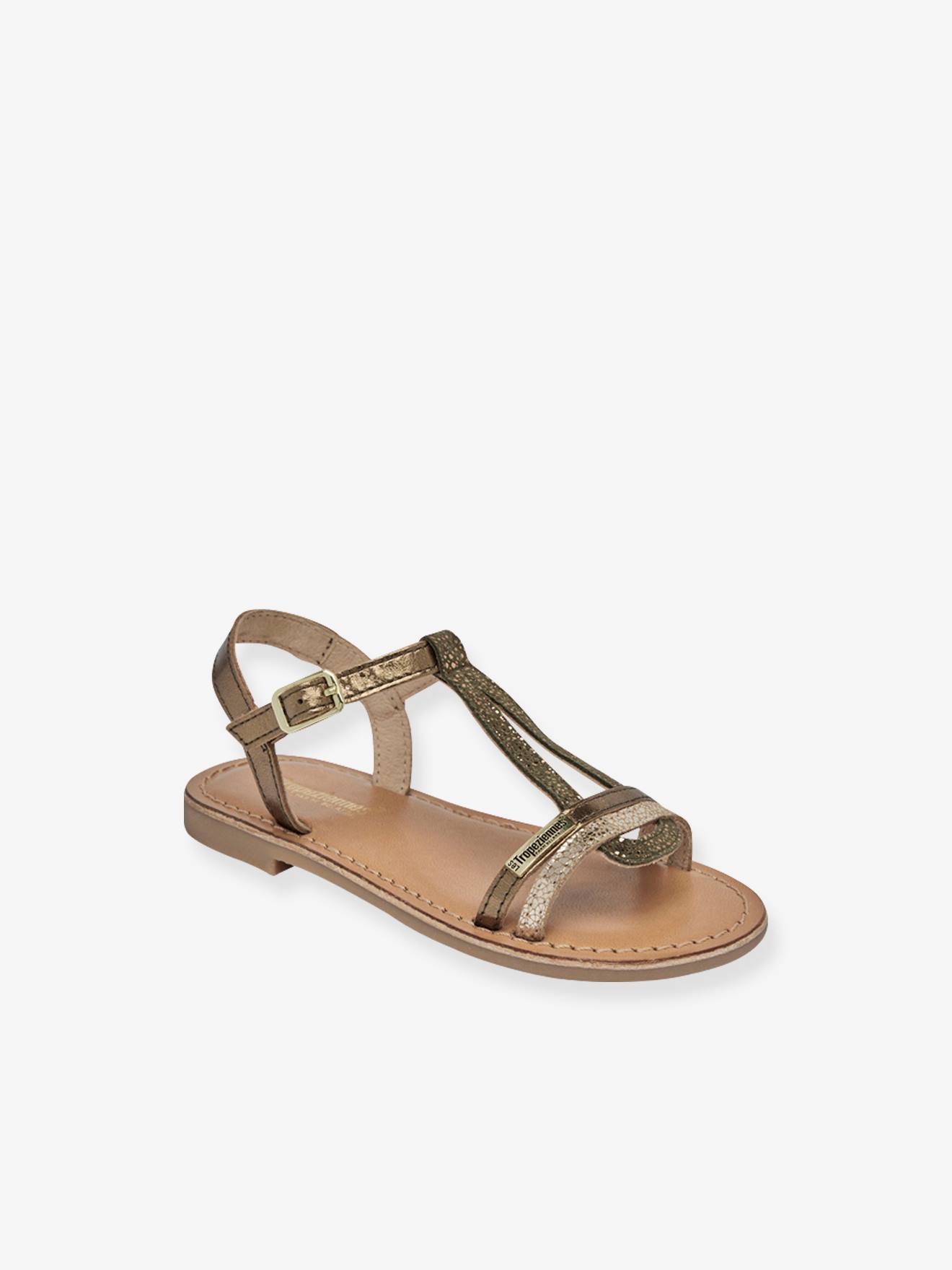 Les Tropeziennes Mädchen Sandalen Bada LES TROPEZIENNES PAR M. BELARBI mit Recycling-Elastomer - bronze