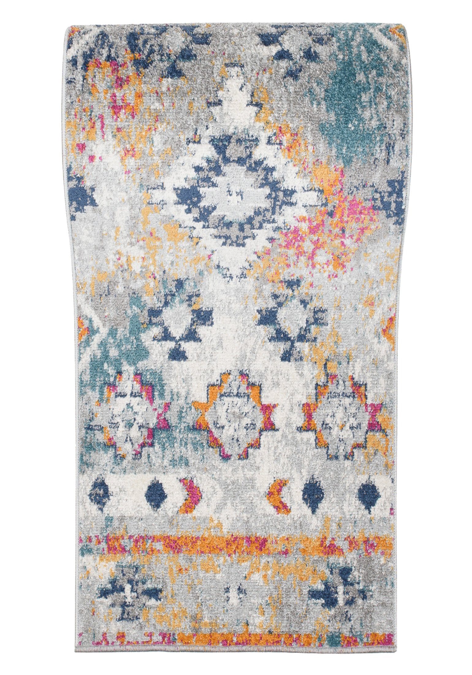 Läufer Läufer Flurläufer Boho Teppichläufer 80 cm Breit, Mazovia, 80 x 100 cm, Kurzflor, Meterware, Höhe 9 mm, Kurzflor - niedrige Florhöhe