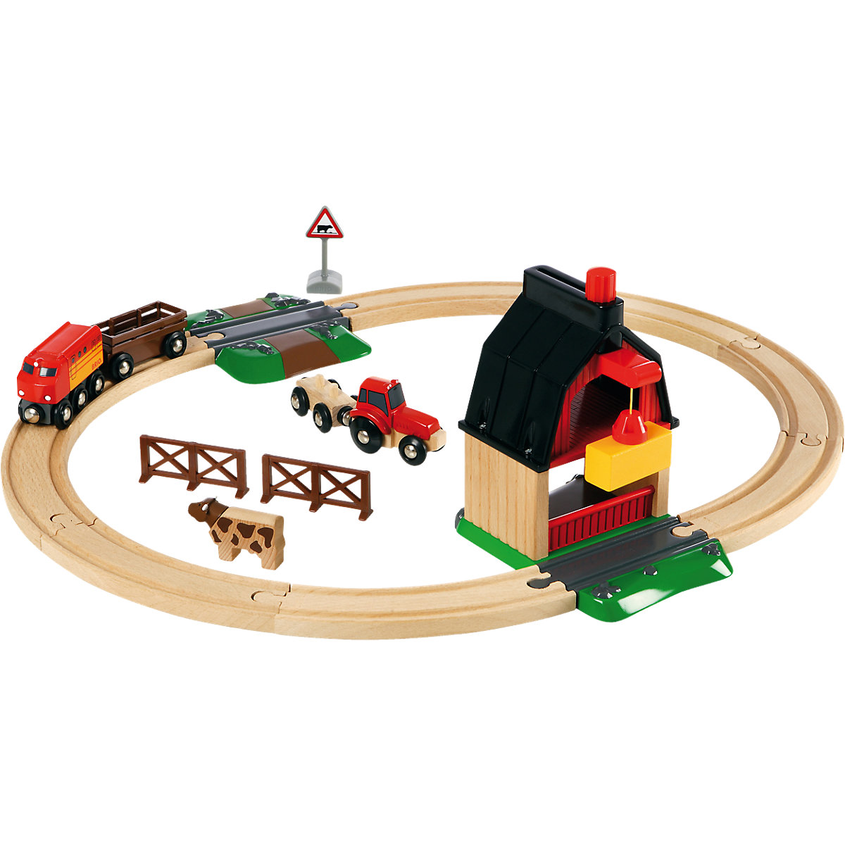 Bahn Bauernhof Set