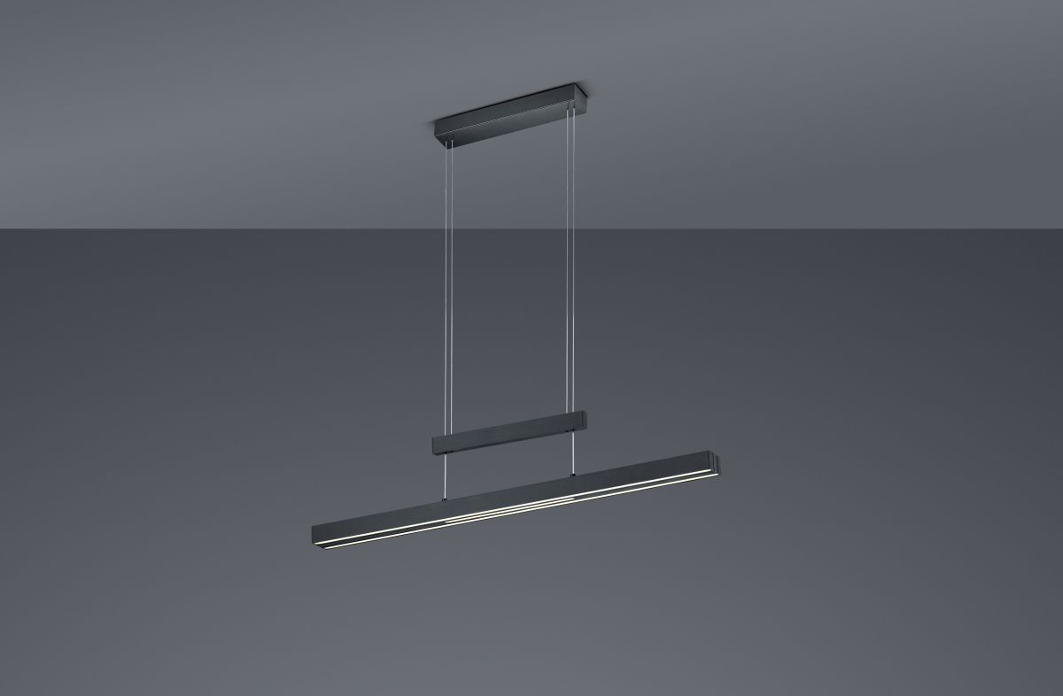TRIO LED Pendelleuchte Trajan Schwarz
