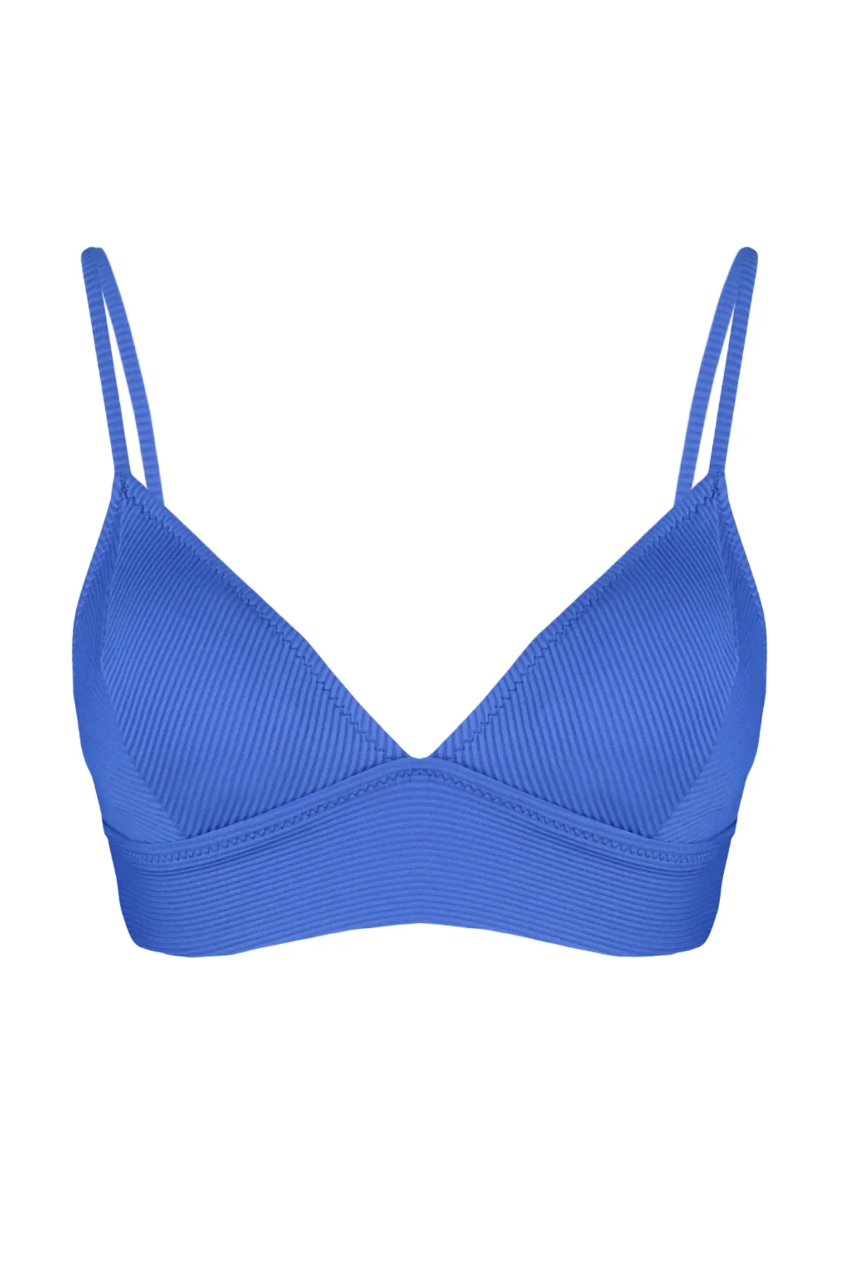 Trendyol Collection  Saks Triangle Strukturiertes Bikinioberteil TBESS21BU0085