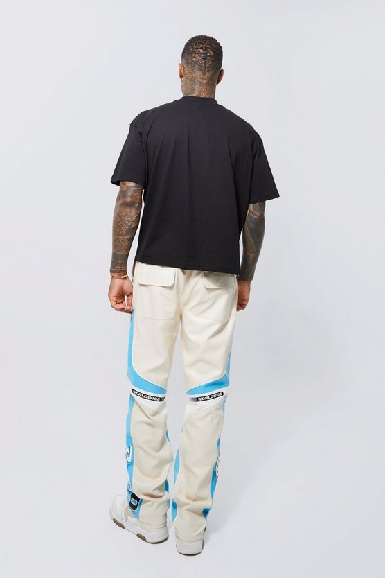 Lockere PU Moto-Hose mit elastischem Bund