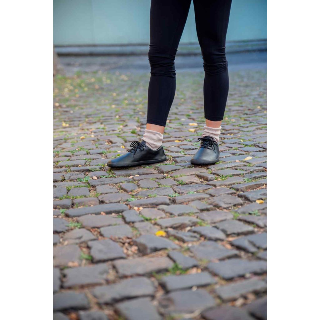 Ahinsa Bindu 2 Black xWide (bare) Barfußhalbschuhe