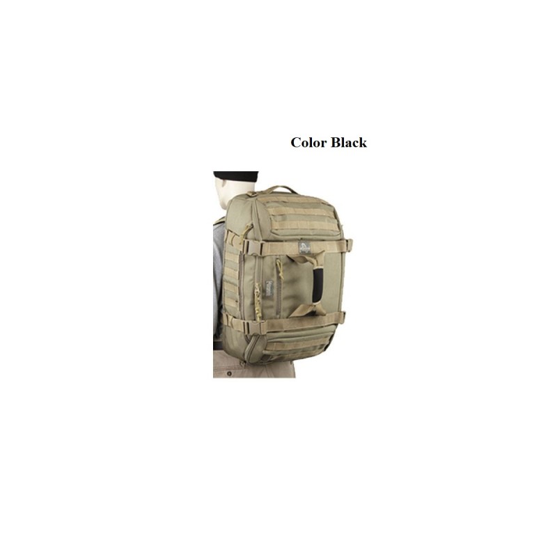 Maxpedition Militärrucksack, Fliegerduffel Adventure Bag schwarze Farbe