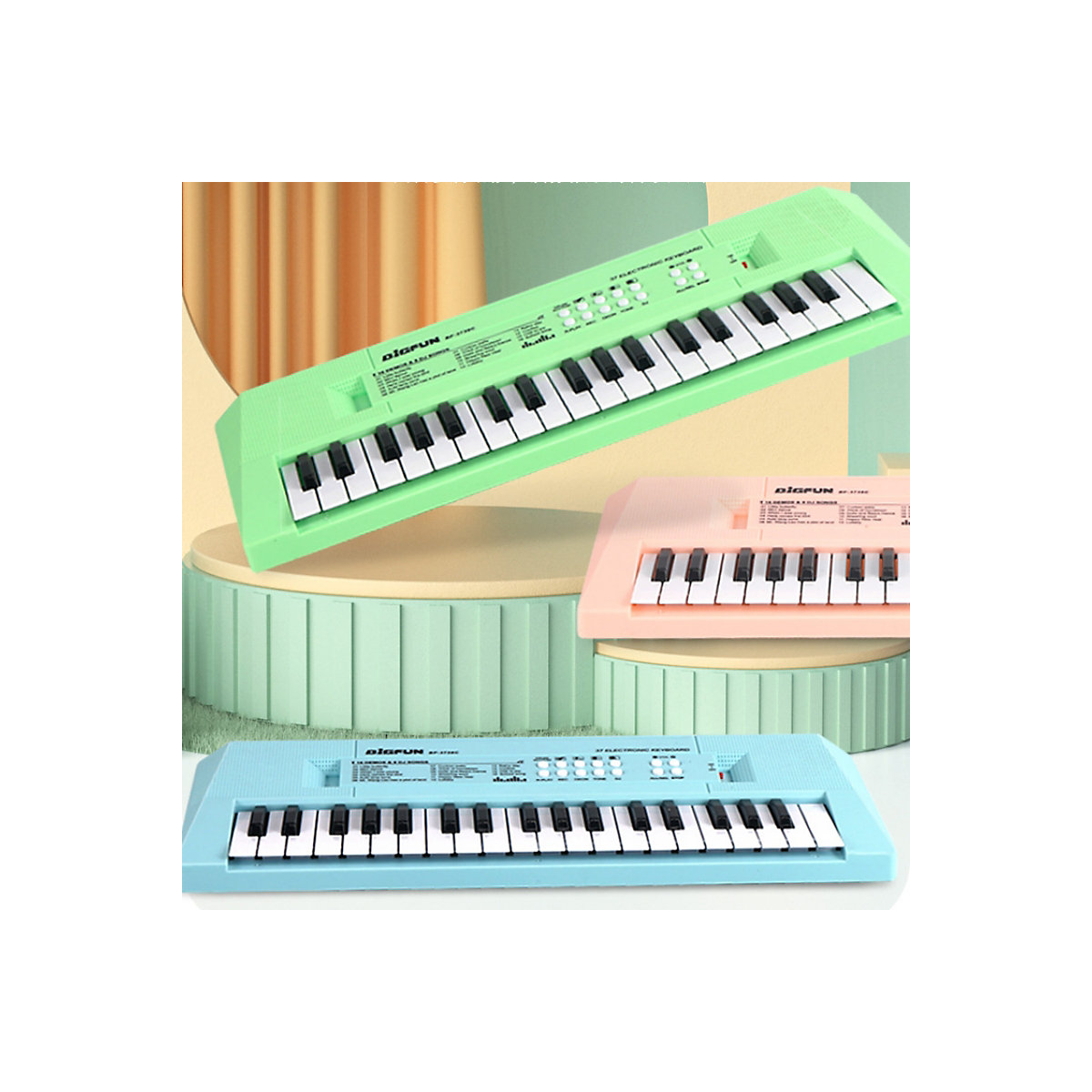 Kinderspielzeug mit Mikrofonmusik für Anfänger Multifunktionales elektronisches Tastatur-Kinderspielzeug
