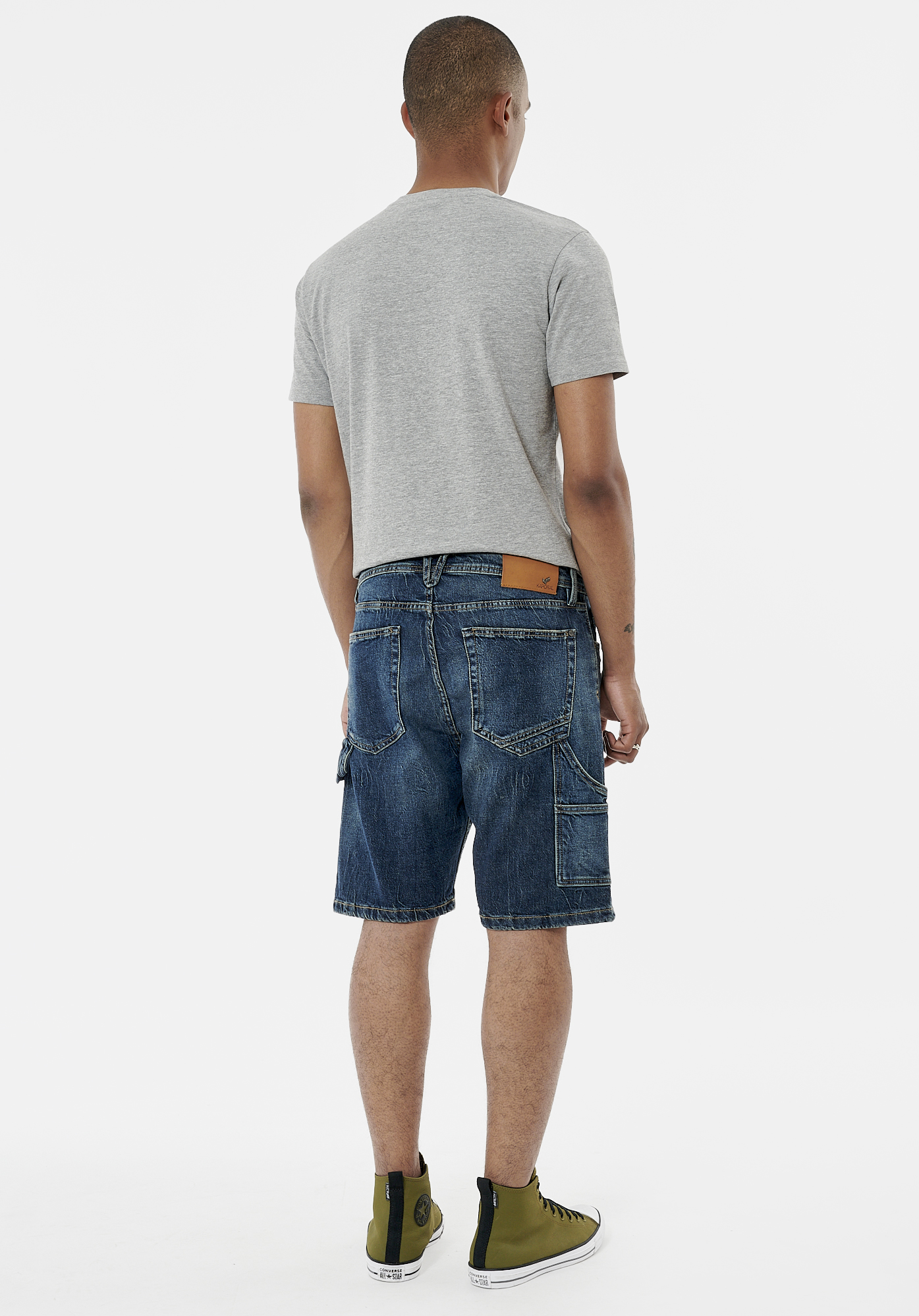 EMRIK  Short en jean loose homme