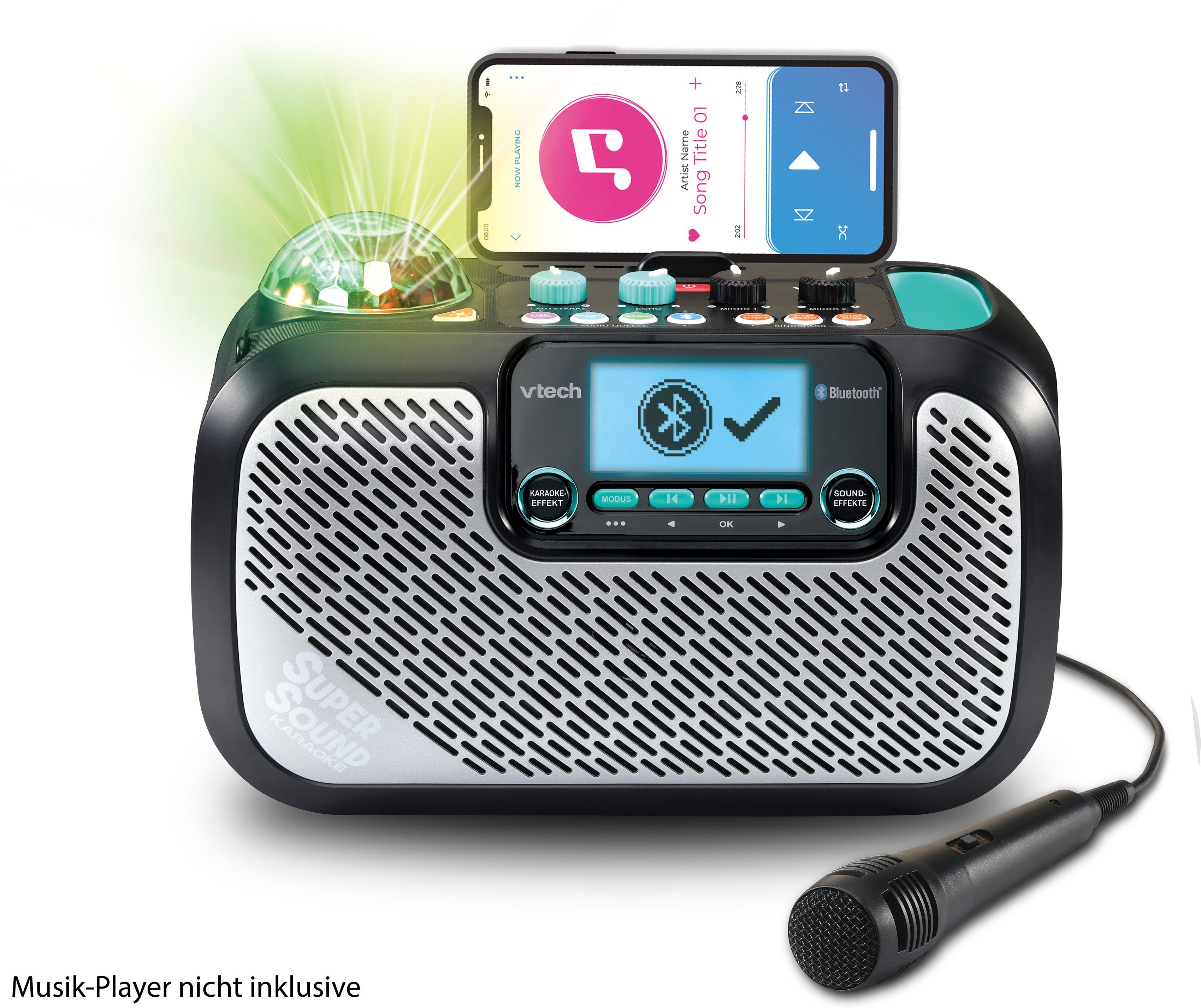 Vtech® Lernspielzeug Kiditronics, SuperSound Karaoke, mit Licht- und Soundeffekten