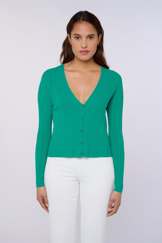 Gilet Bianca col V