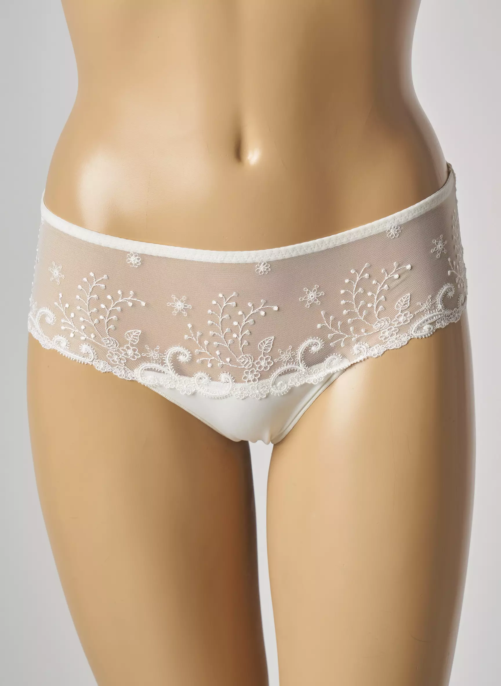 Simone Perele Shorties Femme couleur beige