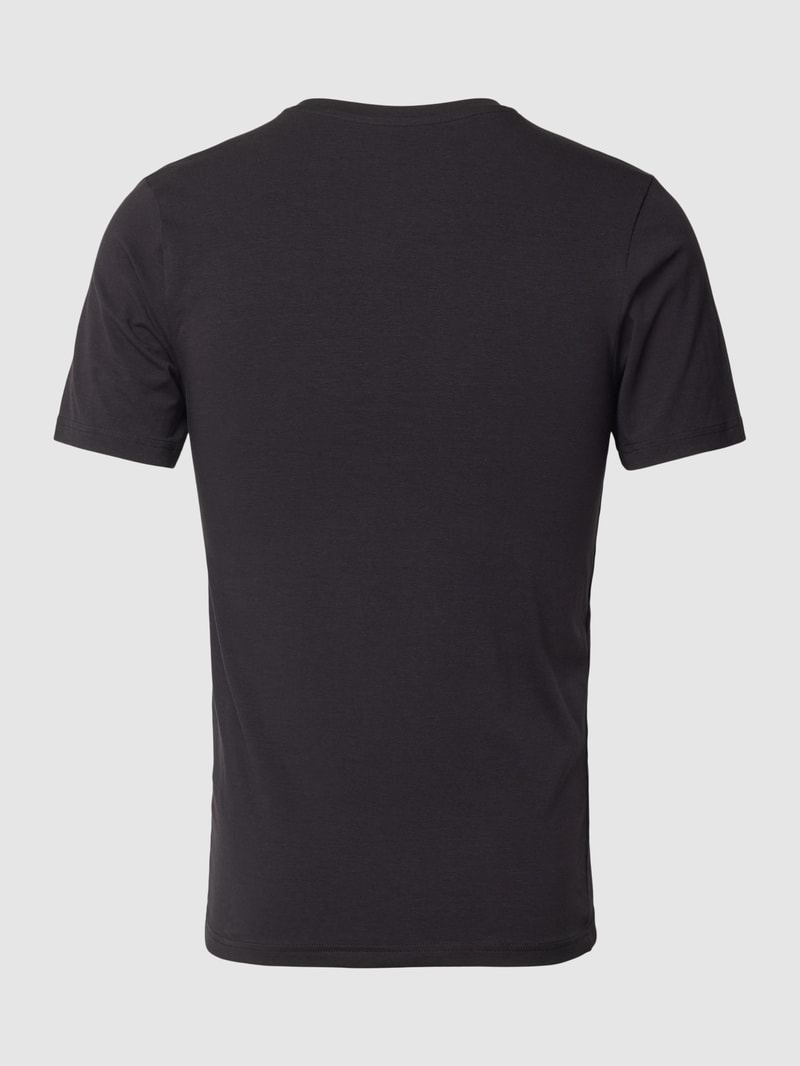 T-Shirt im 2er-Pack Modell 'ESSENTIALS' in schwarz