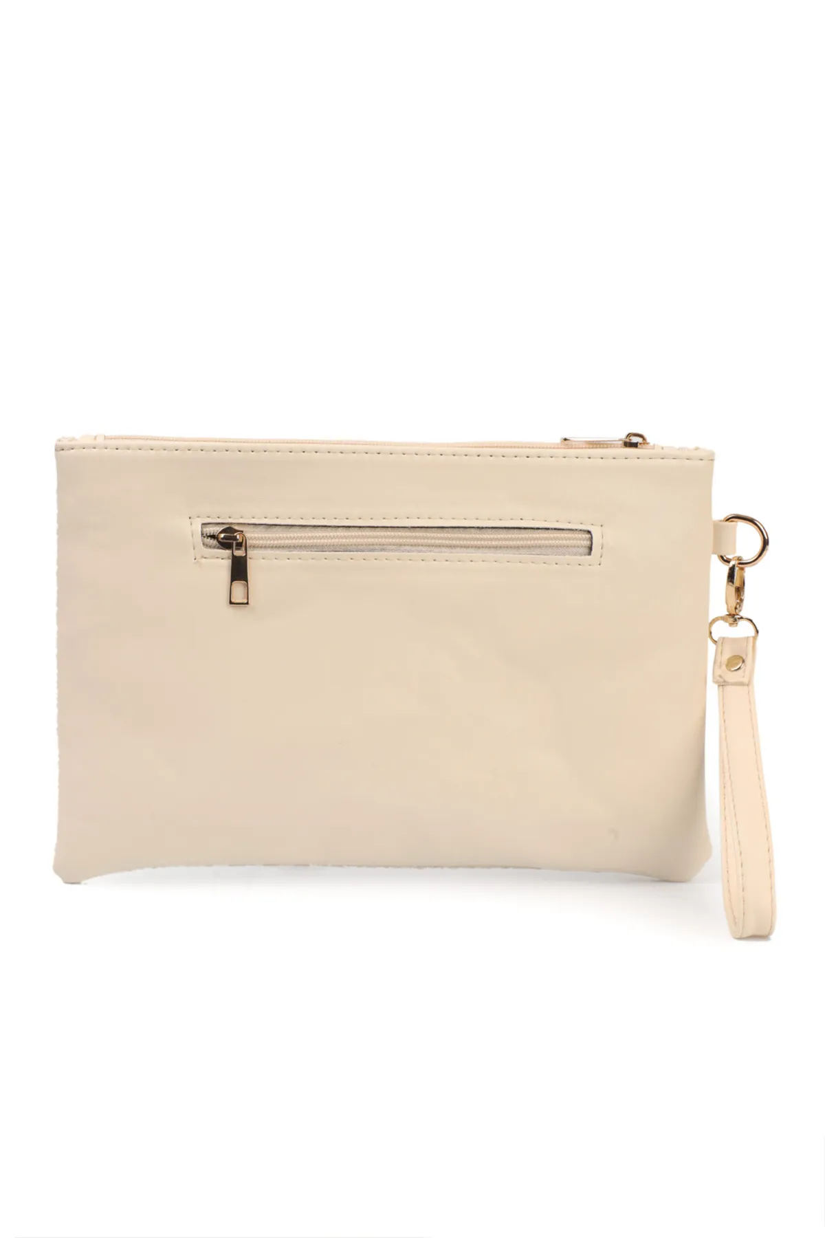 Capone Outfitters  Capone Paris Cremefarbene Damen-Clutch