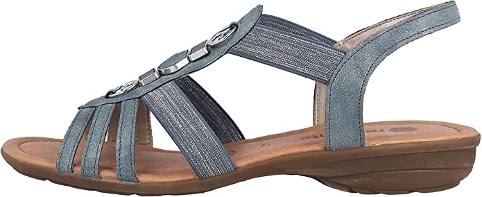 REMONTE Klassische Sandalen blau