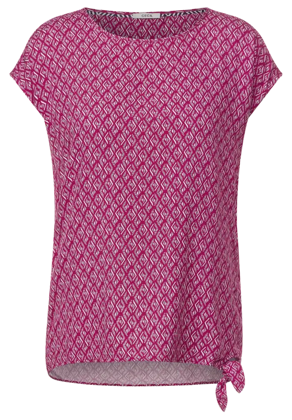 CECIL Bluse mit Knotendetail